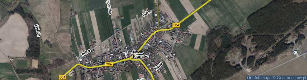 Zdjęcie satelitarne Kręta ul.